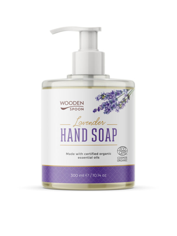 Sapun lichid pentru maini cu lavanda ecologic 300ml Wooden Spoon